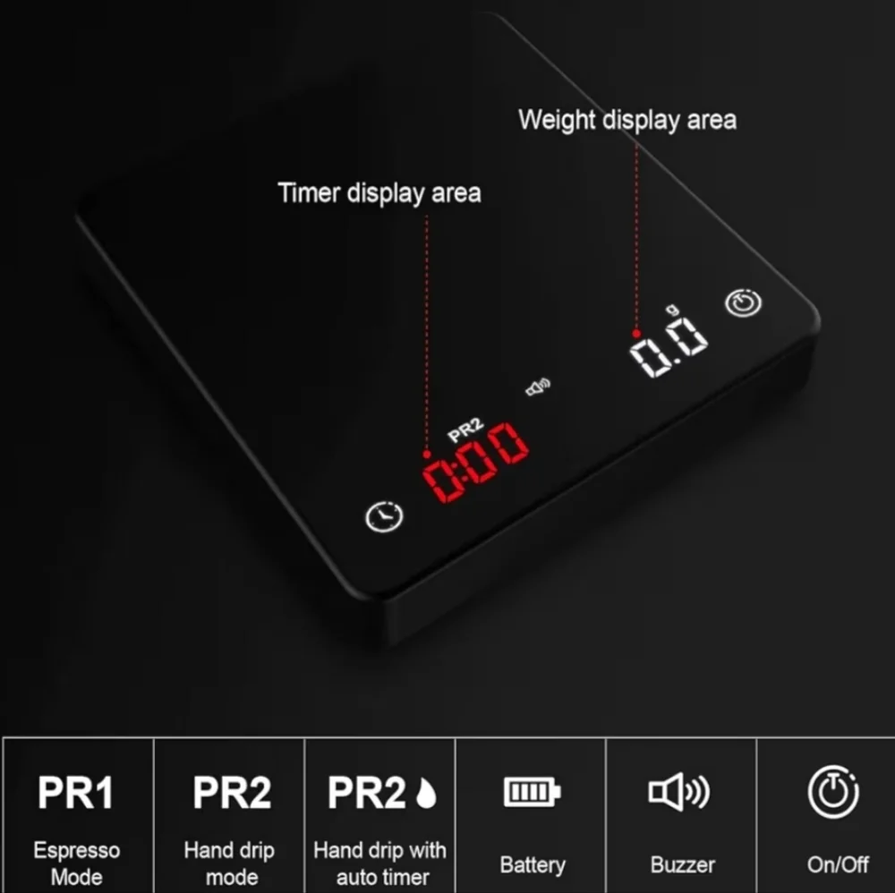 Digital Kitchen Scale with LED Display - Picture 5 of 9